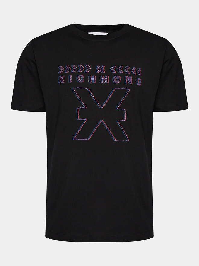 Richmond X Richmond X T-shirt Ikiom UMP24141TS Crna Regular Fit