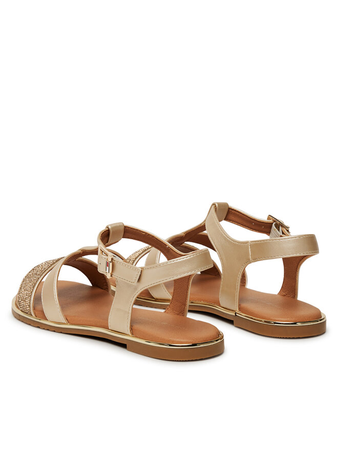 Tommy Hilfiger Sandale Tommy Hilfiger T3A2-33781-1372 S Zlatna