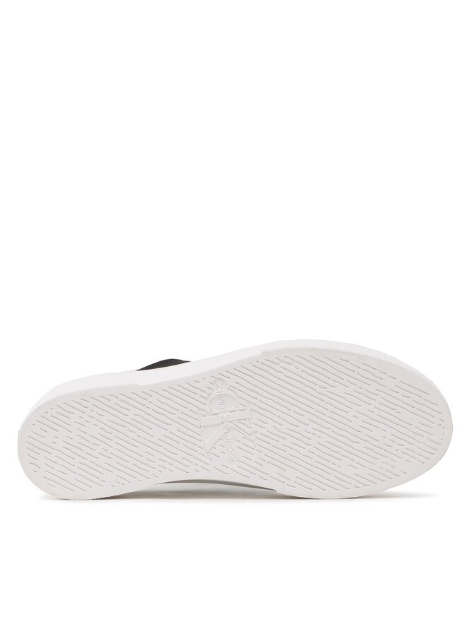 Calvin Klein Jeans Tenisice Calvin Klein Jeans Flatform+ Cupsole Low Txt YW0YW01033 Crna