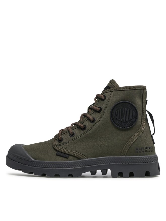 Palladium Schnürstiefeletten Palladium Pampa Hi Htg Supply 77356-325-M Grün