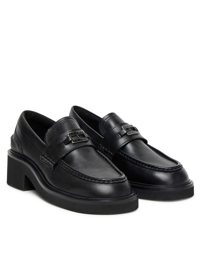 Tommy Jeans Loafers Tommy Jeans Tjw Chunky Loafer EN0EN02789 Μαύρο
