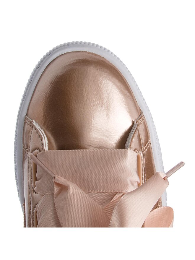 Sneakers Puma Basket Heart Lunar Lux Jr 365993 02 Rose chaussures