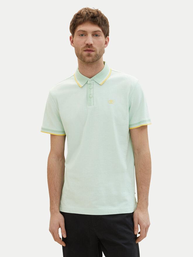 Tom Tailor Tom Tailor Pólóing 1040822 Zöld Regular Fit