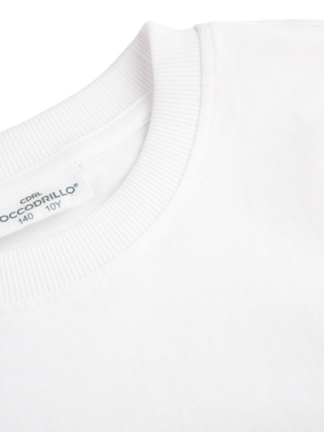 Coccodrillo Coccodrillo Camiseta WC5143207VBC Blanco Regular Fit