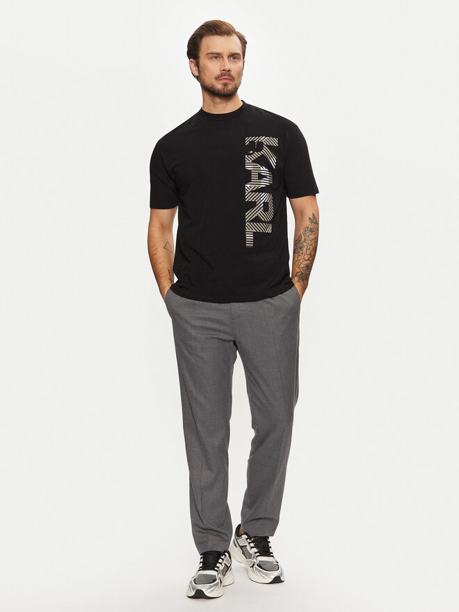 KARL LAGERFELD KARL LAGERFELD T-Shirt 755198 551221 Schwarz Regular Fit