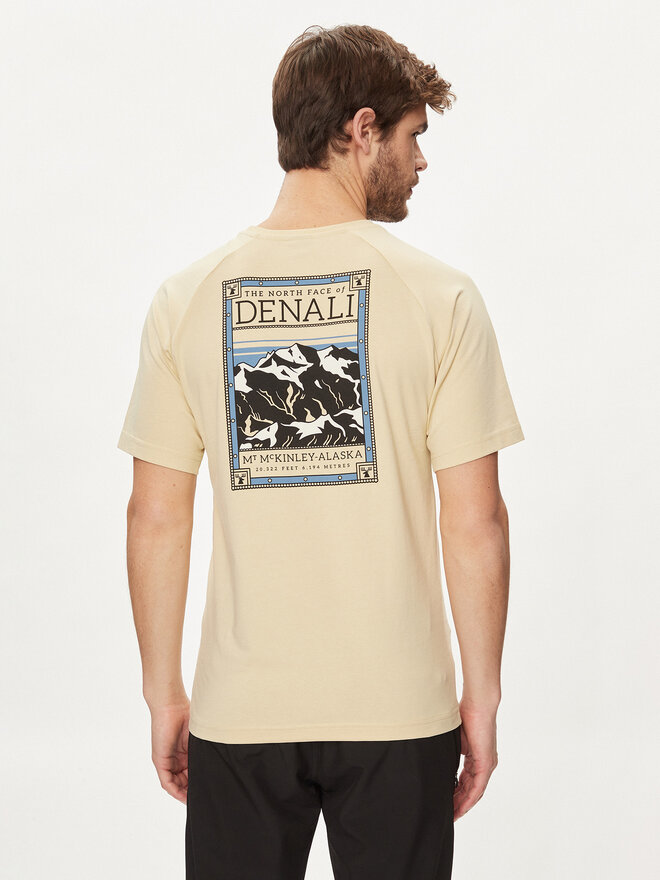 The North Face The North Face T-Shirt NF0A87NU Μπεζ Regular Fit
