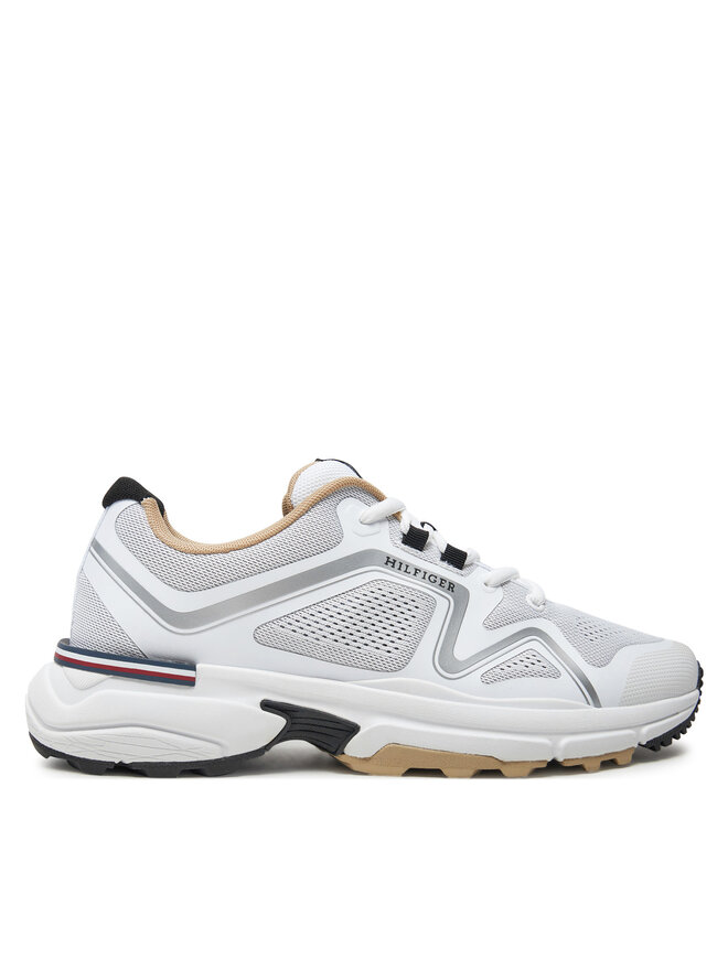 Tommy Hilfiger Αθλητικά Tommy Hilfiger M Runner Tech Knit FM0FM05109 Λευκό