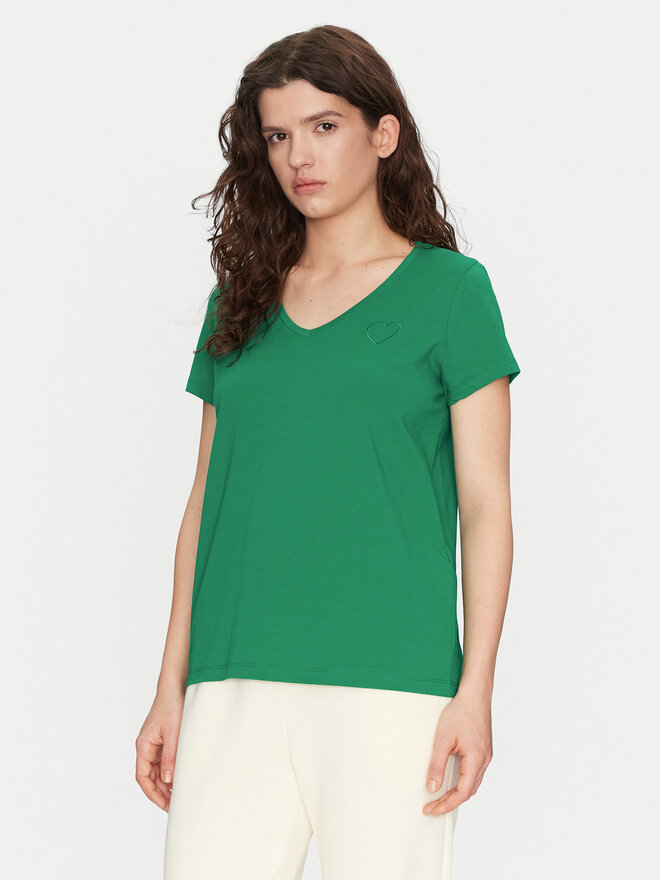 Pieces Pieces Camiseta New Billy 17102921 Verde Regular Fit