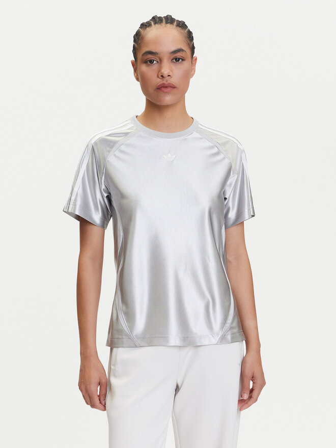 adidas adidas Футболка adicolor Teamgeist JD0254 Сірий Regular Fit