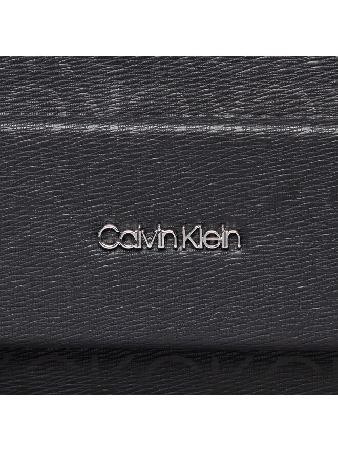 Calvin Klein Rucksack Calvin Klein Minimalism Mono Flap Pckt Bp K50K509277 Schwarz
