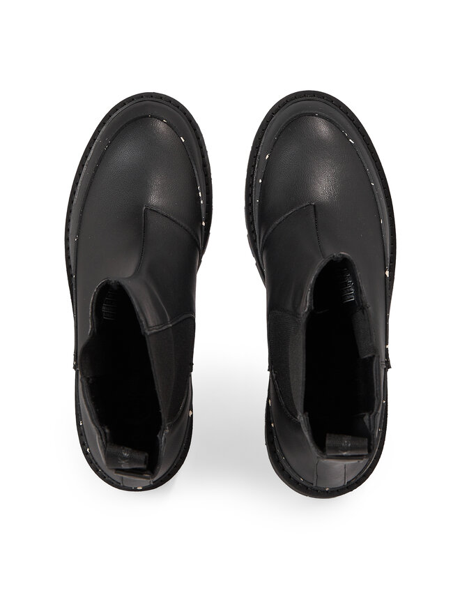 Calvin Klein Jeans Kotníková obuv s elastickým prvkem Calvin Klein Jeans Combat Mid Chelsea Wn YW0YW01254 Černá