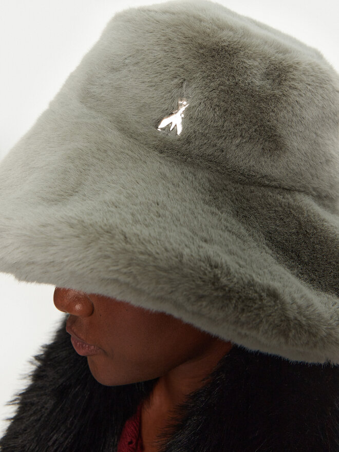 Patrizia Pepe Klobúk Patrizia Pepe Bucket 2F0073/E5T7-S689 Sivá