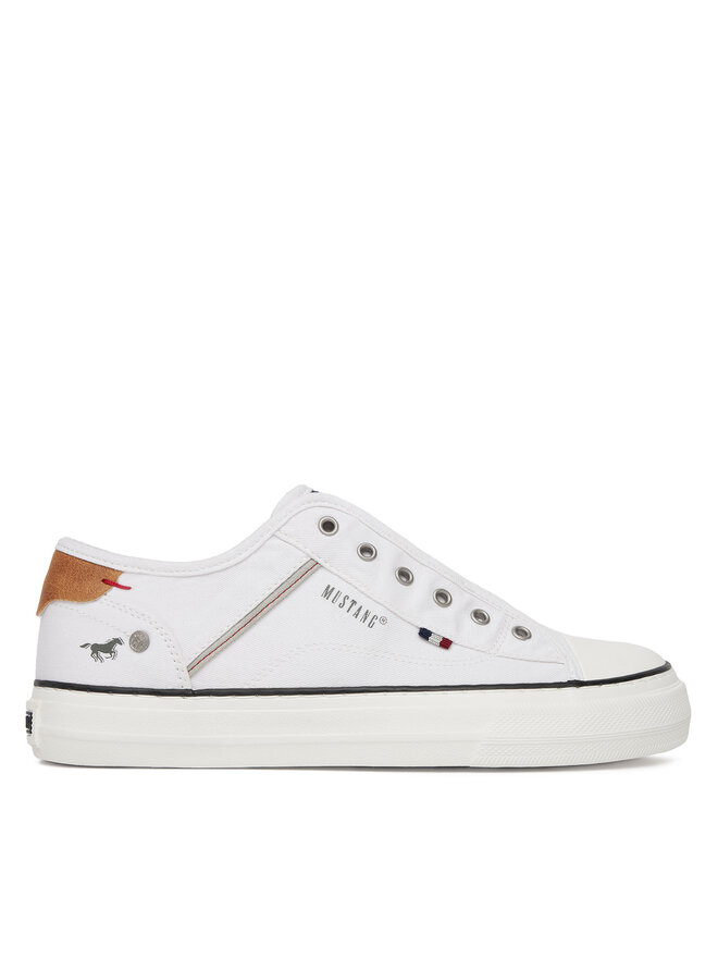 Mustang Sneakers aus Stoff Mustang 1272-402 Weiß
