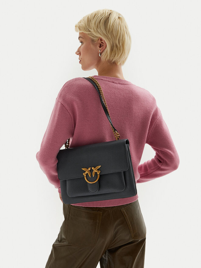 PINKO Kabelka PINKO Love One Soft Big AI 24-25 PLTT 104527 A29Q Černá