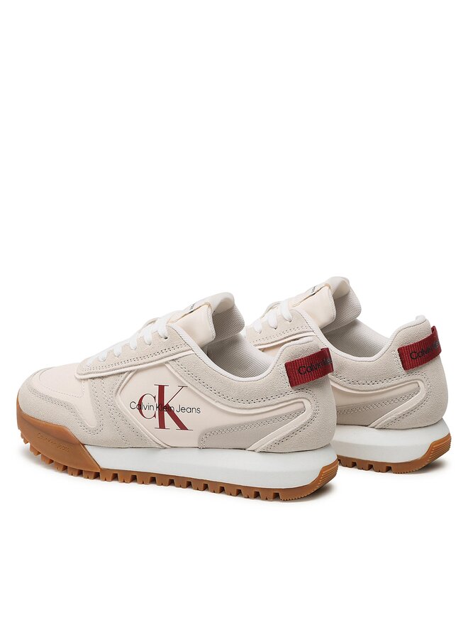 Calvin Klein Jeans Sneakers Calvin Klein Jeans Toothy Runner Irregular Lines W YW0YW00934 Beige
