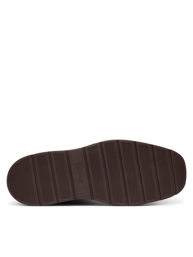 Calvin Klein Schneeschuhe Calvin Klein Flatform Mid Boot Suede Wl HW0HW03181 Braun