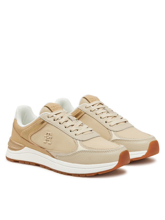 Tommy Hilfiger Sneakersy Tommy Hilfiger FW0FW08472 Beżowy