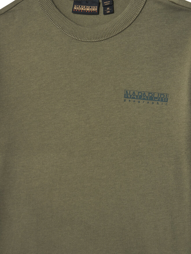 Napapijri Napapijri Camiseta S-Ahr NP0A88ZO M Verde Regular Fit