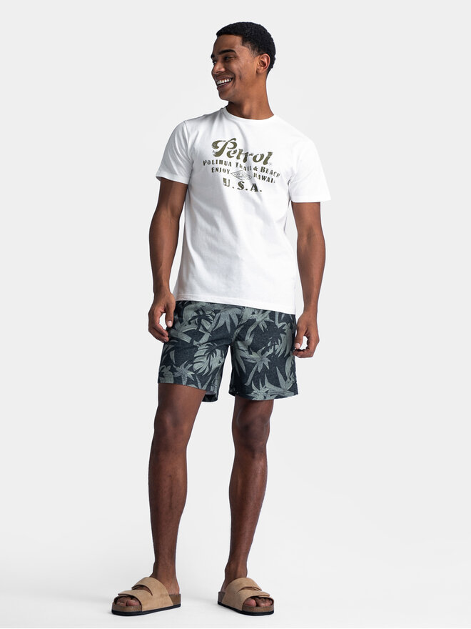 Petrol Industries Petrol Industries Camiseta M-1040-TSR600 Blanco Regular Fit