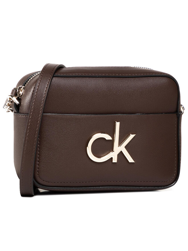 Handtasche Calvin Klein Camera Bag K60K606677 Braun eschuhe