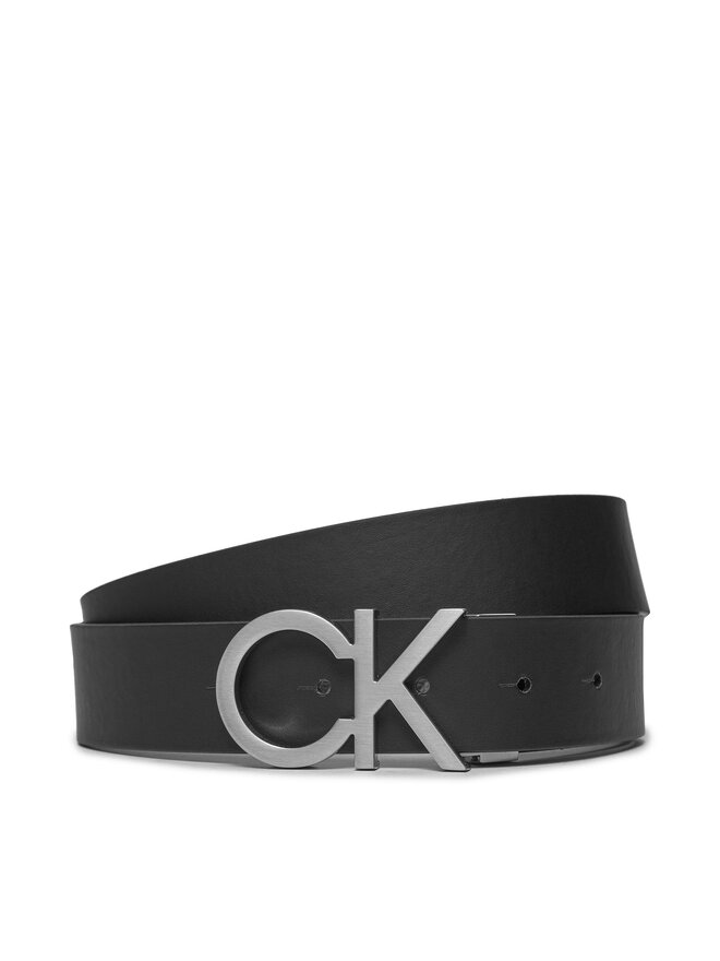 Calvin Klein Pánský pásek Calvin Klein Ck Rev.Adj. New Mono Belt 3.5Cm K50K510075 Černá
