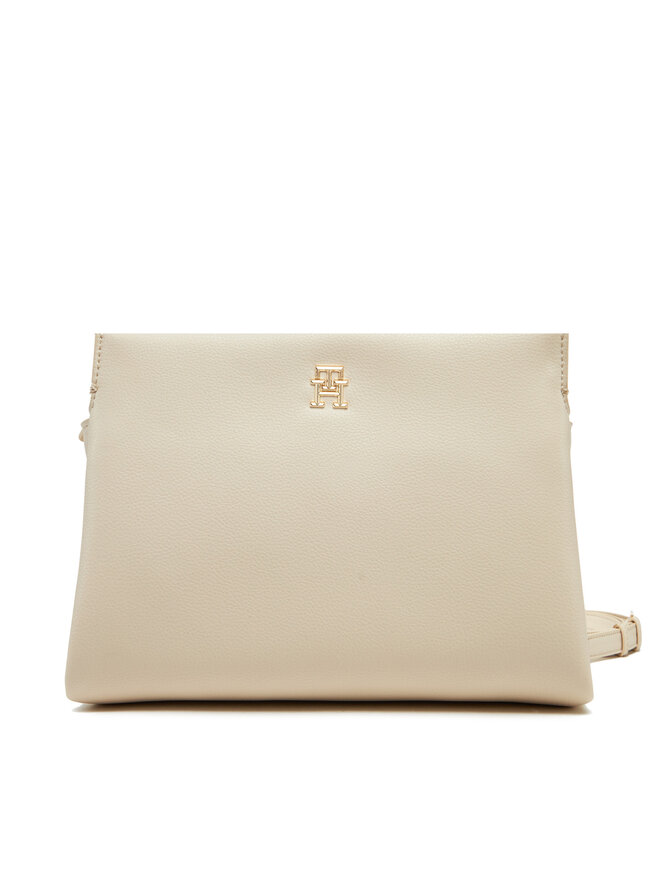 Tommy Hilfiger Kabelka Tommy Hilfiger Th Legacy Mini Crossover AW0AW17225 Écru