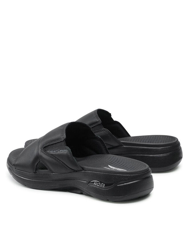 Skechers Pantoletten Skechers Go Walk Arch Fit Sandal 229023/BBK Schwarz