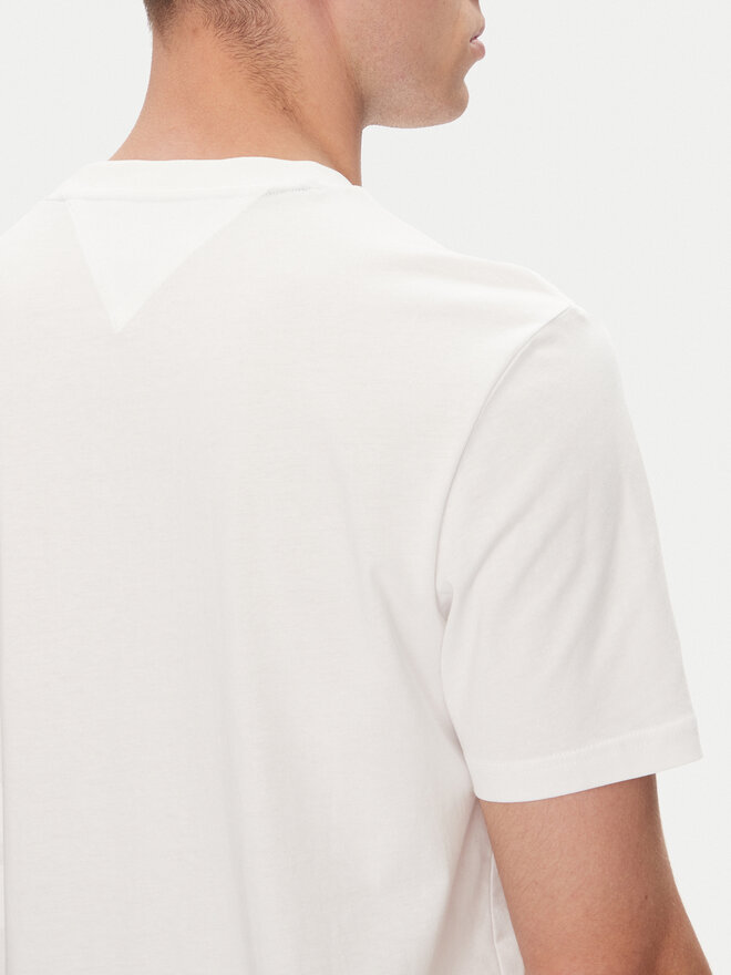 Tommy Hilfiger Tommy Hilfiger Camiseta Stack MW0MW39355 Blanco Regular Fit