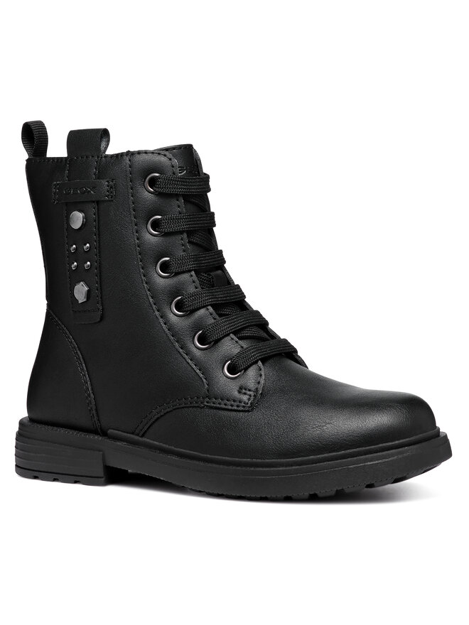 Geox Čižmy Geox Jr Eclair J469QM 0009F C9999 S Čierna