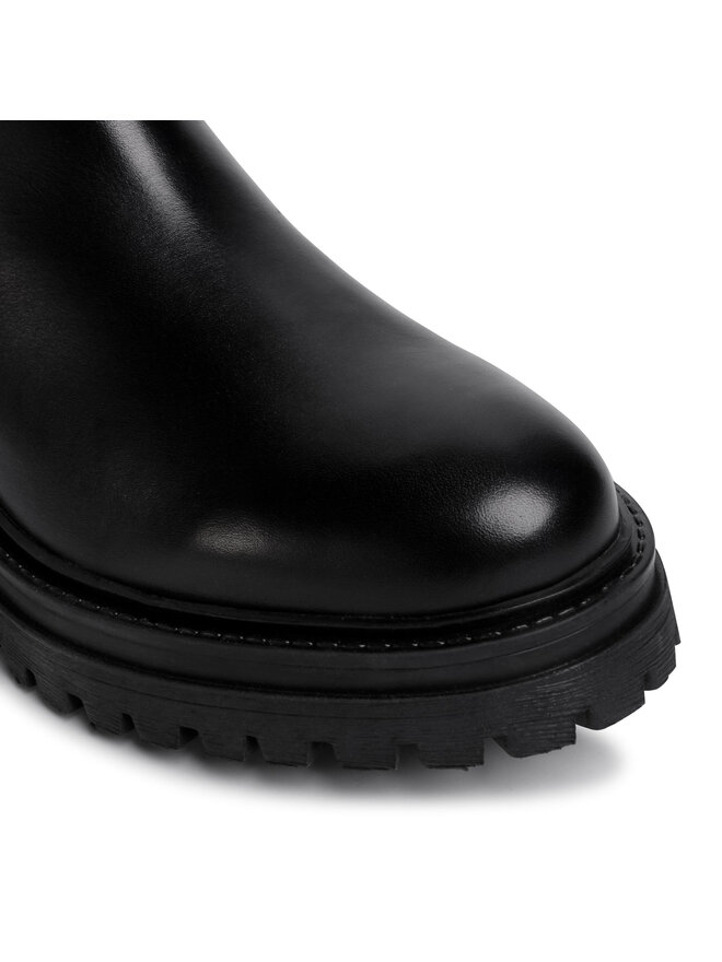 Geox Kotníková obuv s elastickým prvkem Geox D Iridea B D04HRB 00043 C9999 Černá