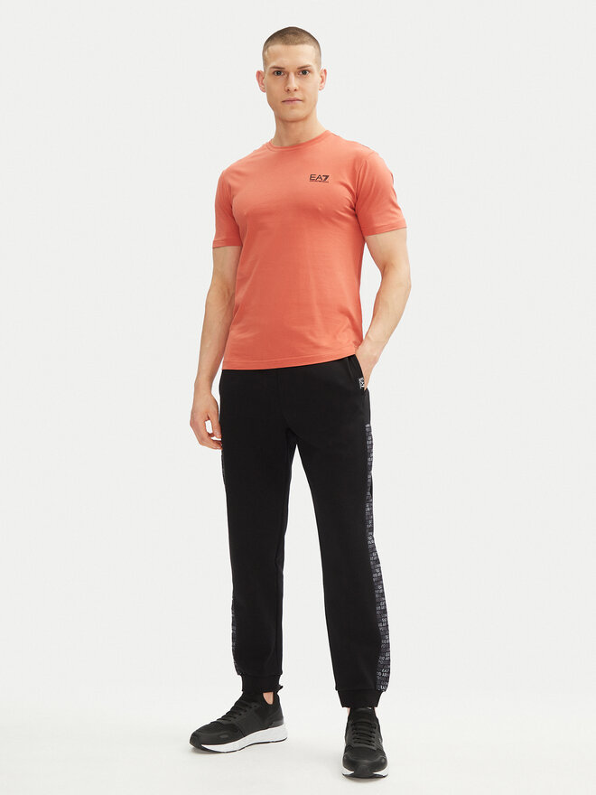 EA7 Emporio Armani EA7 Emporio Armani T-Shirt 8NPT25 PJVPZ U3010 Orange Regular Fit