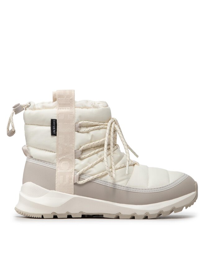 The North Face Śniegowce The North Face Thermoball Lace Up Wp NF0A5LWD32F1 Écru