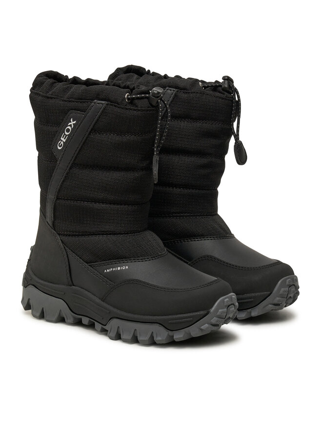 Geox Stivali da neve Geox J Himalaya Boy B Abx J26FRA 0FU54 C9999 S Nero