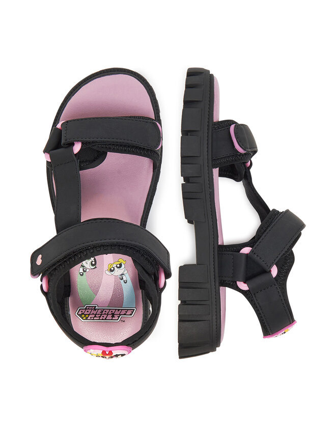 Powerpuff Girls Szandál Powerpuff Girls CS-SS25-339WBPPG Fekete