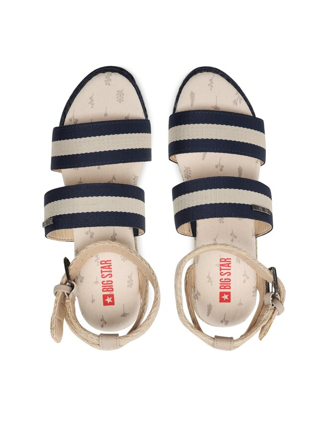 Big Star Shoes Espadryle Big Star Shoes LL274885 Granatowy