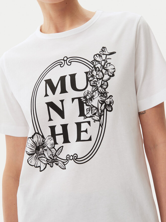 Munthe Munthe T-Shirt Fynella 251110925160 Weiß Regular Fit