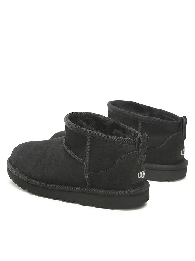 Ugg Schneeschuhe Ugg Kids' Classic Ultra Mini 1130750K Schwarz
