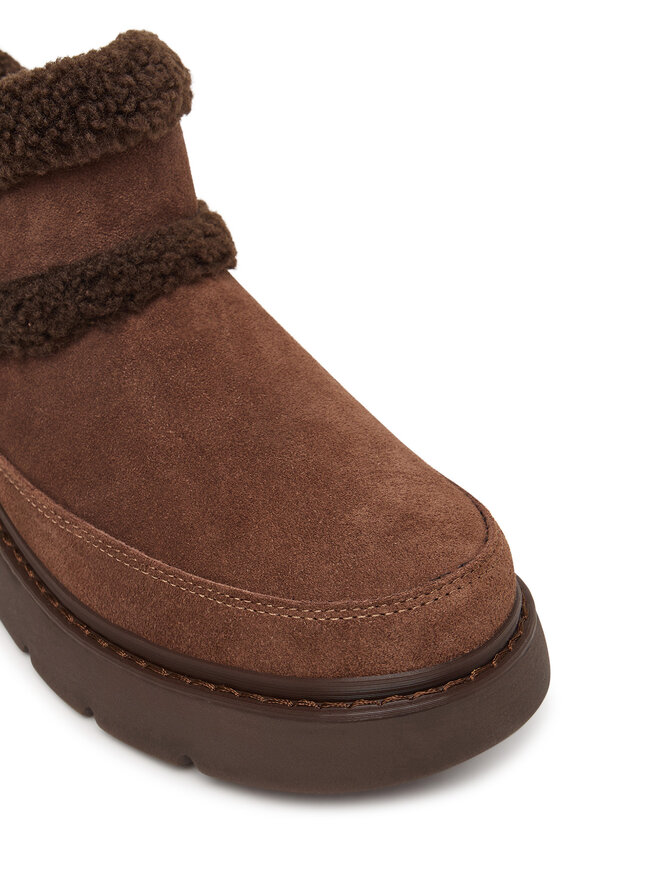 Skechers Schneeschuhe Skechers Bobs Keepsakes Lite - Winter Snug 114895 Dunkelbraun