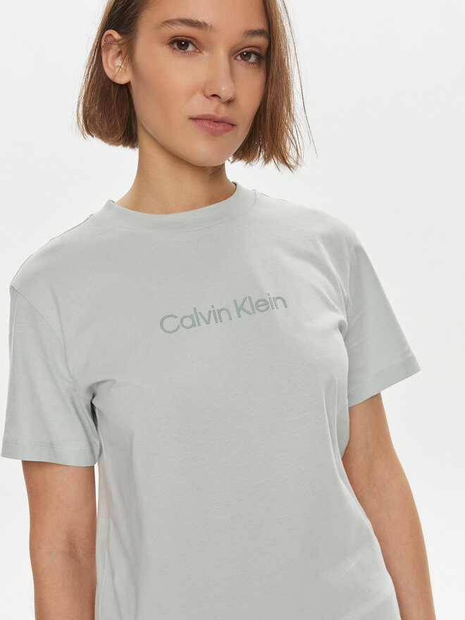 Calvin Klein Calvin Klein Camiseta Hero Logo K20K205448 Verde Regular Fit
