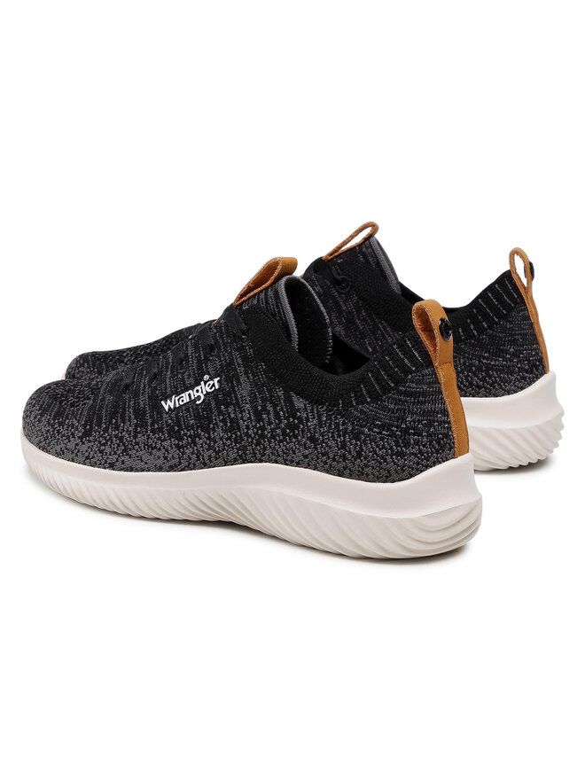 Wrangler Сникърси Wrangler Freesbee Lace WL11530A Черен
