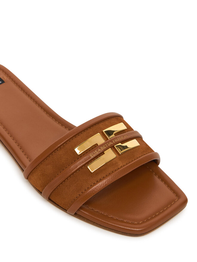 Elisabetta Franchi Шльопанці Elisabetta Franchi SA72L61E2 Коричневий