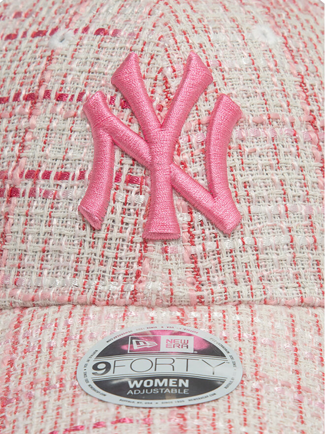 New Era Бейсболка New Era New York Yankees Tweed 9Forty 60595382 Рожевий