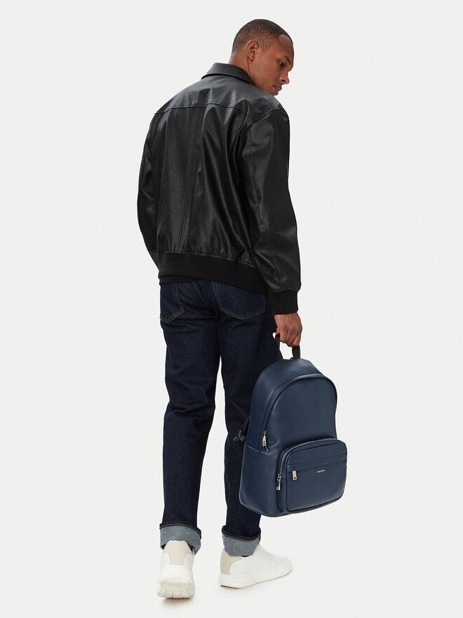 Calvin Klein Reiserucksack Calvin Klein Raised Round Backpack LV04D3155G Dunkelblau