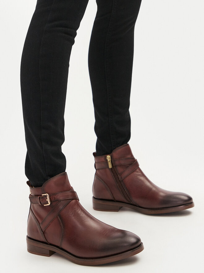 Pikolinos Škornji Pikolinos W3C-8869 Rjava