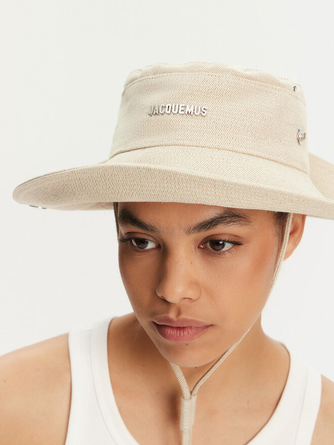 JACQUEMUS Kapelusz JACQUEMUS 25E255AC7215113 Beżowy