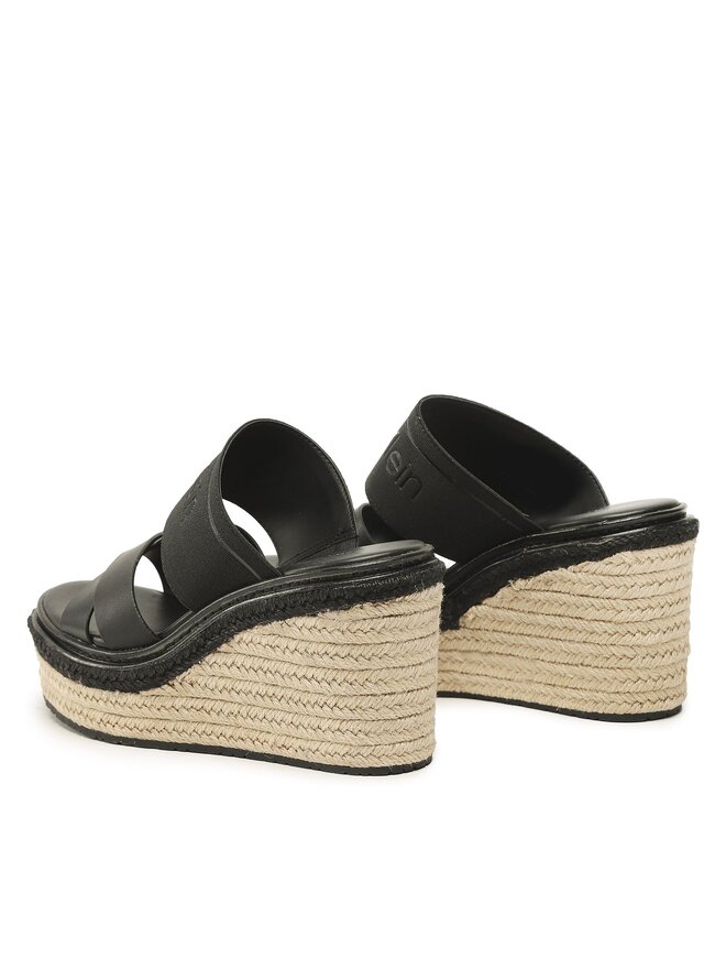 Calvin Klein Espadrilles Calvin Klein Wedge 50Hh HW0HW01498 Melns