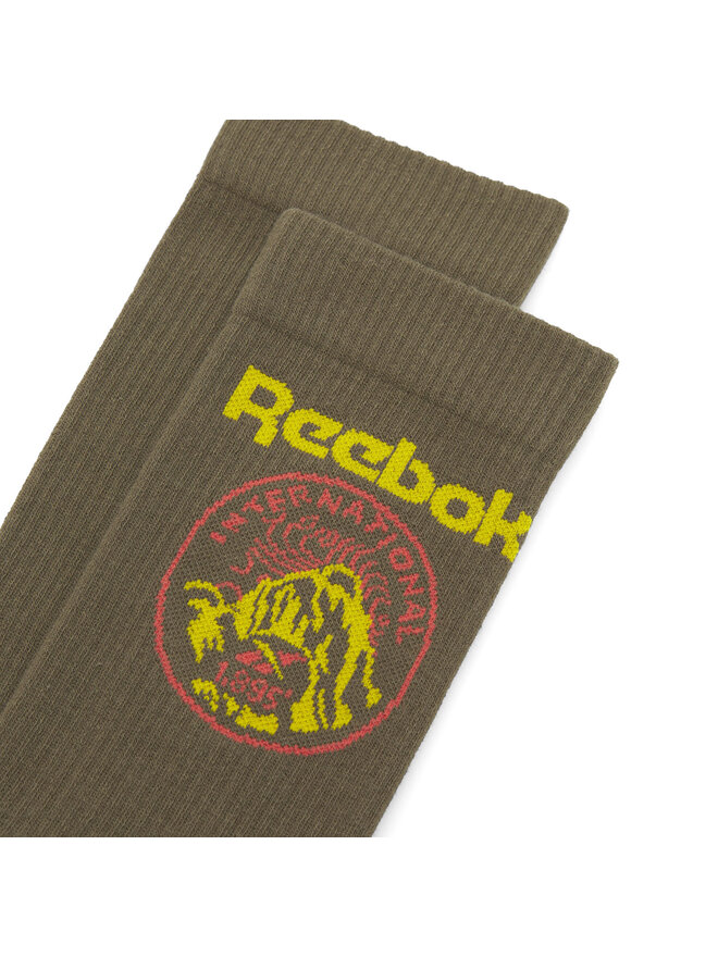 Reebok Дълги чорапи unisex Reebok CL Outdoor Sock HD9946 Каки