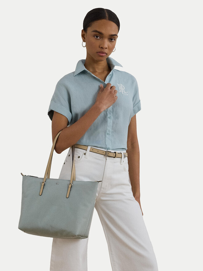 LAUREN RALPH LAUREN Torebka LAUREN RALPH LAUREN Keaton 431916737032 Szary