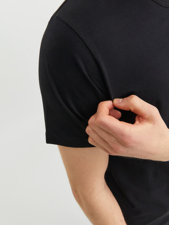 Jack&Jones Jack&Jones Футболка Basic 12058529 Чорний Stretch Fit