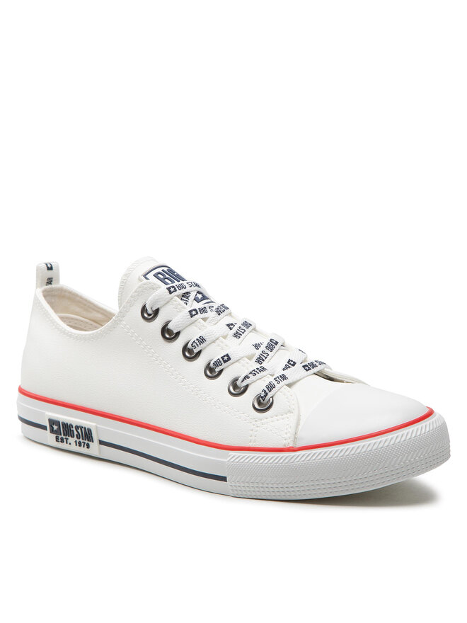Big Star Shoes Plátěnky Big Star Shoes KK174046 Bílá